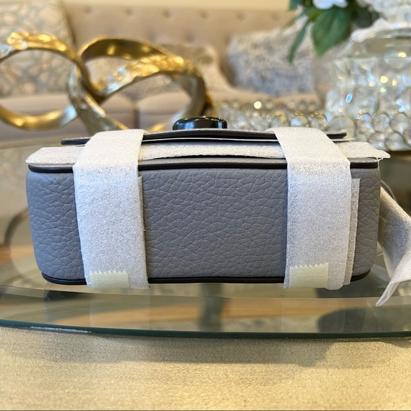 Coach Madison Shoulder Bag 16 Crossbody Bag Pewter/Granite - Picture 7 of 13